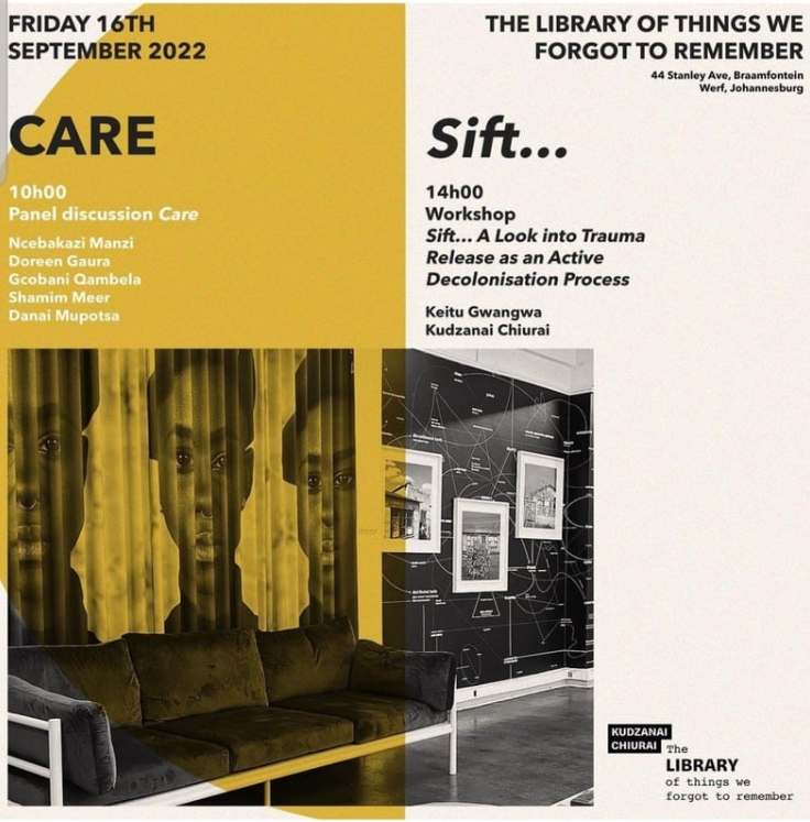 Poster — Sift… Trauma Release as an Active Decolonisation Process